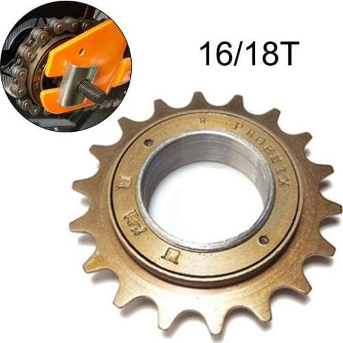 1/8\" SINGLE SPEED FREEWHEEL COG 16T Or 18T Bicycle Bike Flywheel For Kids Bikes Single Speed Town Bikes Fixed Gear Bikes