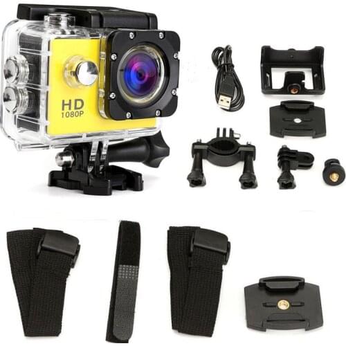 New Underwater Diving Camera Waterproof Full Sports DV Video Camcorder 1080P HD Sports DVR Cam DV Video Camcorder