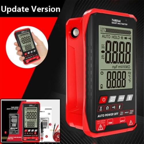 New Portable AC DC Multimeter Ohmmeter Ammeter Voltmeter Digital Display Auto Range Test For Electrician Maintenance