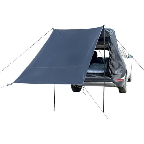 Car Trunk Tent Barbecue Outdoor Self-driving Tour Sunshade Rainproof Tour Polyester Car Tail Extension Tent Car Tabernacle