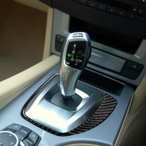 It Is Suitable For BMW Gear Panel Right Hand Drive 2008-20105 The Carbon Fiber Series Special E60 Refitting Old 5 Series