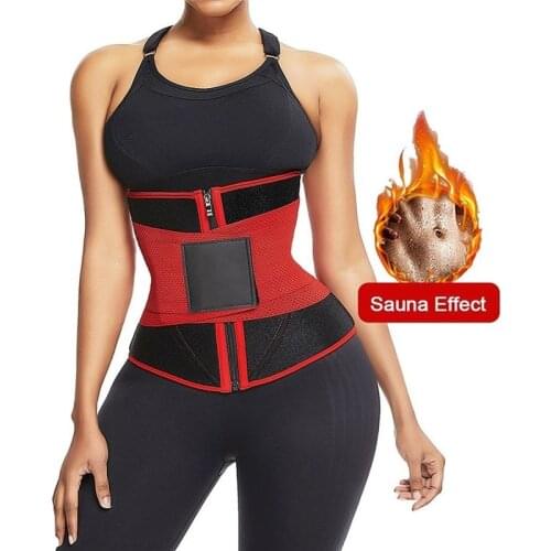 Richkeda Store New 2021 Waist Trainer Body Shaper Girdles Zipper Shapewear Waist Cincher Fajas Colombianas Reductora Wasit Belts