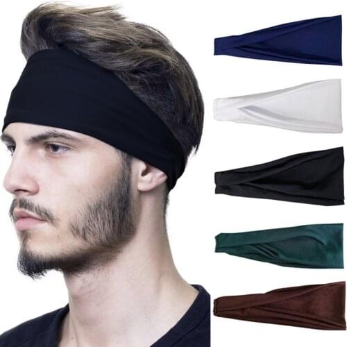 Sports Headband Absorbent Cycling Yoga Sweat Sport Headband Men Sweatband Yoga Hair Bands Head Sweat Bands For Men Women