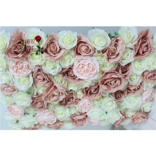 SPR new design 10pcs/lot high quality 3D London flower wall wedding backdrop artificial rose hydrangea flower arrangements