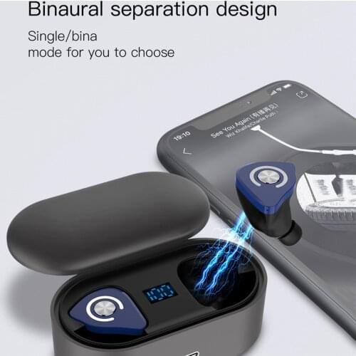 Bluetooth 5.0 TWS Headphones Wireless Headset Earphones Waterproof Sport Gaming Earbud Noise Cancelling Mic with Charging Case