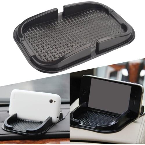 Universal Car Non-Slip Mat Phone Anti Slip Magic Pad Mount Holder Black Auto Interior Decal Cellphone Stander Sticky Mats