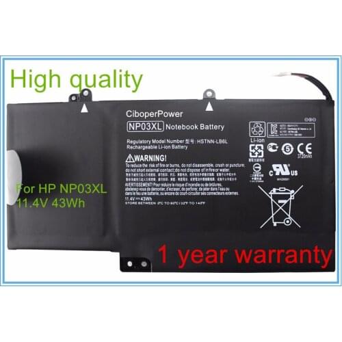 High quality laptop battery for 760944-421 761230-005 767068-005 HSTNN-LB6L NP03XL