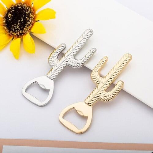 100pcs Cactus Bottle Opener Baby Shower Baptism Gift Party Favor Souvenir Wedding Gifts for Guests