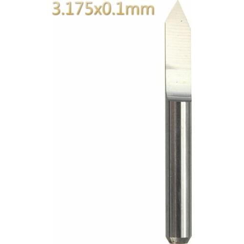 2/5pcs Carbide Engraving Bits Set PCB Board 3.175mm 60 Degree Engraving Cutters CNC Router Tool for Plastics Wood