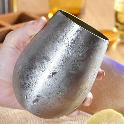 500ml Stainless Steel Beer Mugs Wine Tumbler Cups For Cocktail Coffee Cup Metal Drinking Mug for Bar Drinkware Coffee Mug