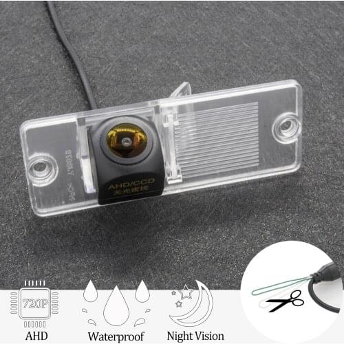 AHD 1280*720P Rear View Camera For Mitsubishi Pajero Sport/Montero sport MK1 1996-2008 Car Reverse Parking Mirror LCD Monitor