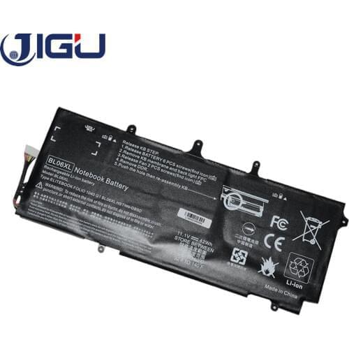 JIGU 3CELLS Laptop Battery 722236-171 BL06042XL BL06XL HSTNN-DB5D IB5D W02C For HP for EliteBook Folio 1040 G0 G1 G2