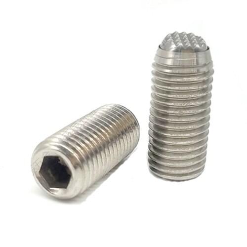 1pcs M16 Serrated Locking bolt Positioning lockings bolts No spring rolling positionings bead stainless steel 20mm-50mm Length
