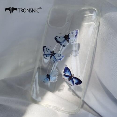 Butterfly Clear Phone Case for Huawei P30 P40 Pro LITE Soft Luxury Silicone Blue Case for Huawei P20 P10 PRO LITE P9 Shiny Cover