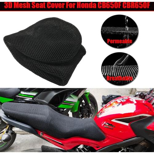 For Honda CB650F CBR650F Seat Cowl Cushion Cover Net 3D Mesh Protector Motorcycle Accessories CB CBR 650F CB650 CBR650 F Parts