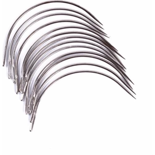 6cm Hair Weaving Needles 144 Units Curved Sewing Needles 60mm C Shape Weaving Needles Wholesale