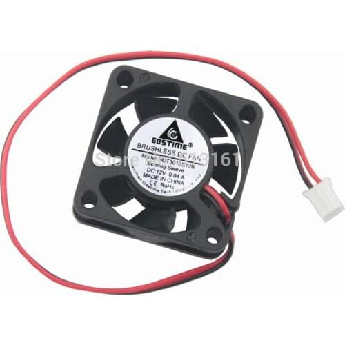 10pcs/lot Gdstime 2Pin Small 12Volt Electric Cooling Fan 30mm 30*30*10mm DC 12V