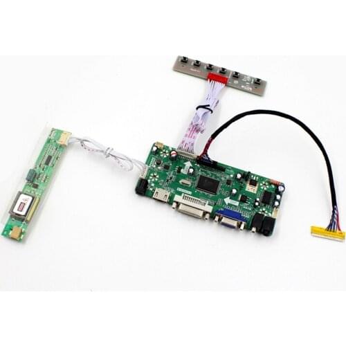 M.NT68676.2A Universal VGA DVI Audio HDMI-compatible LCD Controller Board for 15.6 inch 1366x768 B156XW01Monitor for RaspberryPi