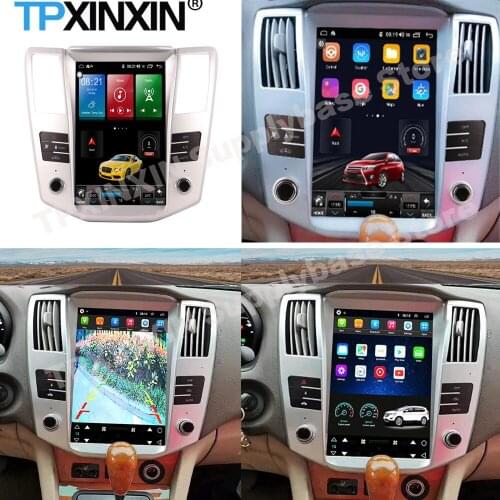 Tesla Radio 2Din Stereo Screen Recorder Android 11 For Lexus RX RX300 RX330 RX350 RX400H 2004 2005 2006 2007 GPS Audio Head Unit