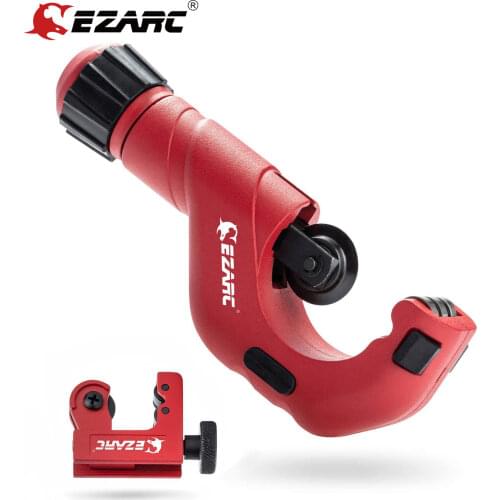 EZARC 2 Pcs Tubing Cutter Set with Heavy Duty Pipe Cutter and Mini Tube Cutter for Cutting Pipes of Aluminum, Copper, PVC, etc