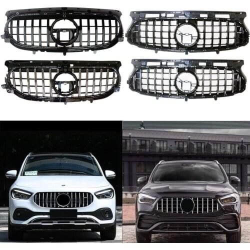 Front Bumper Racing Grill Billet Grille Cover For Mercedes-Benz H247 GLA-Class 2020 2021 Deluxe General