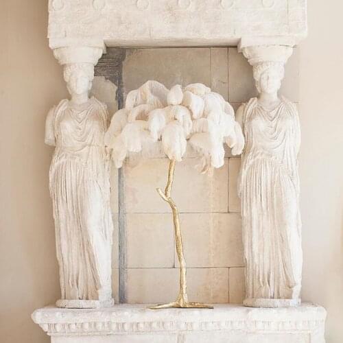 Nordic Creative Feather Floor Lamps for Living Room Decoration Floor Light Stand Standing Lamps Bedroom Bedside Lighting Fixture