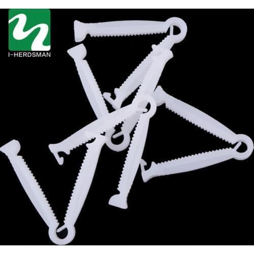 30pcs Disposable Umbilical Cord Clamps Whelping Kits Welping Box Puppy Kittens Pig Water Sheeep Rabbit Pig Farm Equipment