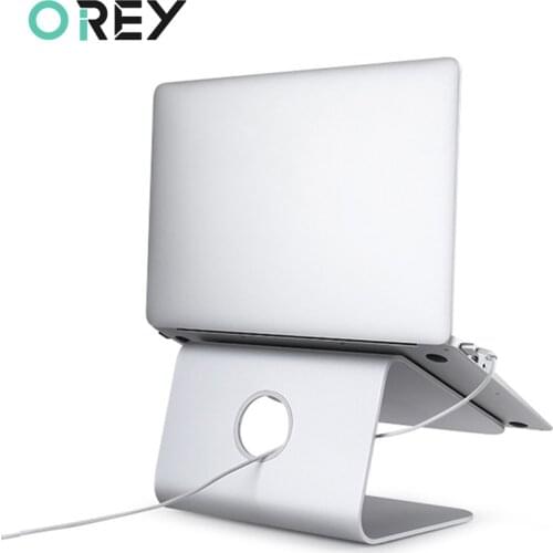 Aluminum Alloy Cooling Laptop Holder Desktop Ergonomics Heighten Notebook Support for MacBook Air Pro Laptop Stand Riser Table