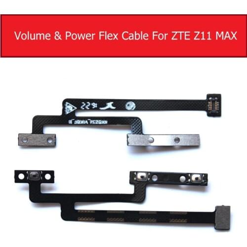 Genuine Power & Volume Flex Cable For ZTE Nubia Z11 MAX NX523J Volume Control Button & Power Side Key Switch Replacement Parts