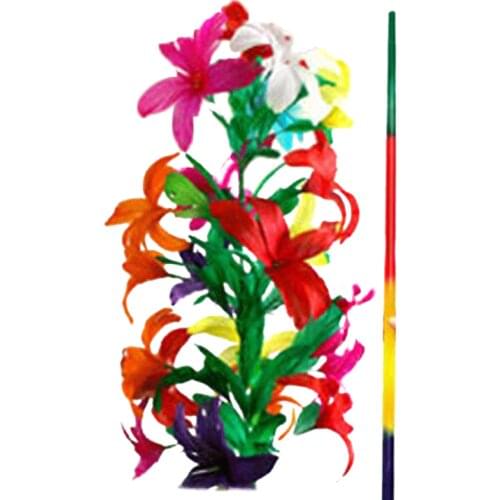 Mental Vanishing Cane To Flower Disappearing Magic Tricks for Professional Magicians Stage Magic Tricks Magic Props