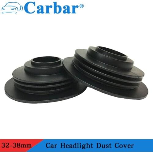 32mm Car Headlight Seal Dustproof Cover for H1 H4 H7 H11 9005 9006 HID LED Conversion Kit Car Headlight Dust Cover 35mm 38mm