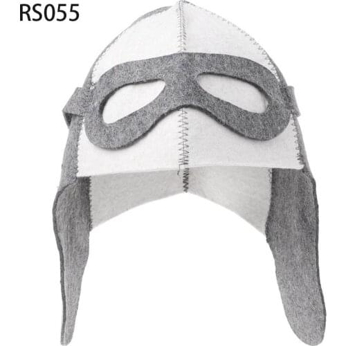 Wool Felt Sauna Hat Anti Heat Russian Banya Cap For Bath House Head Protection