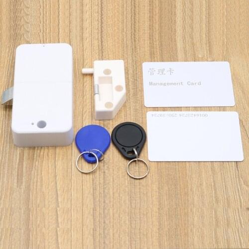 Cabinet Lock No Hole Hidden RFID Smart Lock Furniture Wireless Rfid Drawer Lock Rfid Card Electronic Lock