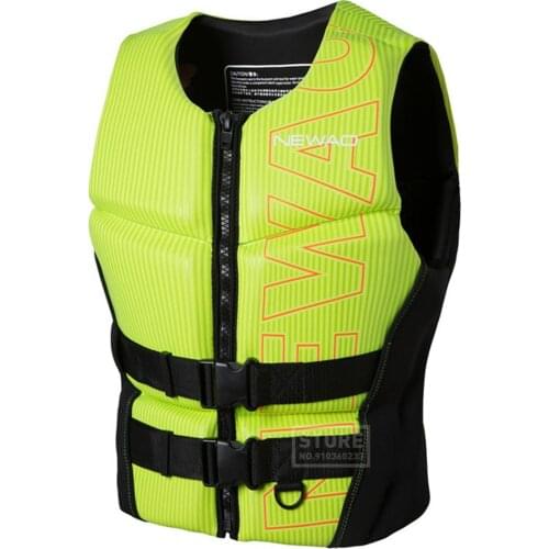 Life Jacket Adults Kayak Surf Vest Motorboats Raft Wakeboard Rescue Boat Jet Ski Fishing Vest Swimming Drift Clothing Life Vest
