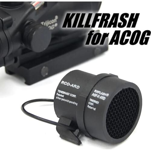 CQC Airsoft Tactical ACOG Killflash 4X32 ACOG Scope Protector Cover Cap Anti-Reflection Device