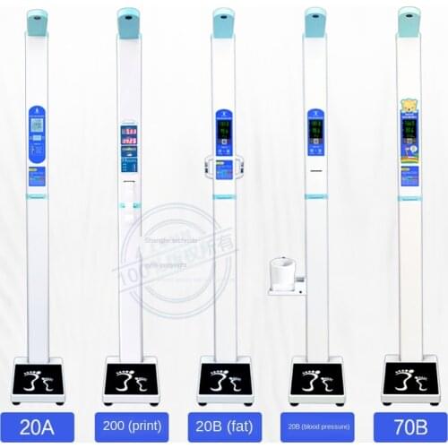 Ultrasonic height and weight measuring instrument physical examination voice broadcast electronic scale