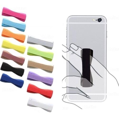Universal Elastic Band Strap One Handed Anti Slip Finger Sling Grip Mobile phone Holder Tablet Stand for Iphone Samsung Xiaomi