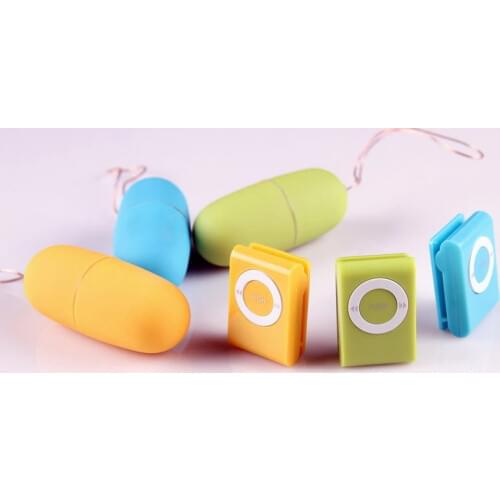 Waterproof Portable Remote Control Women Vibrating Egg Clit Stimulation Massager Wireless MP3 Vibrators Sex Toys Adult Products