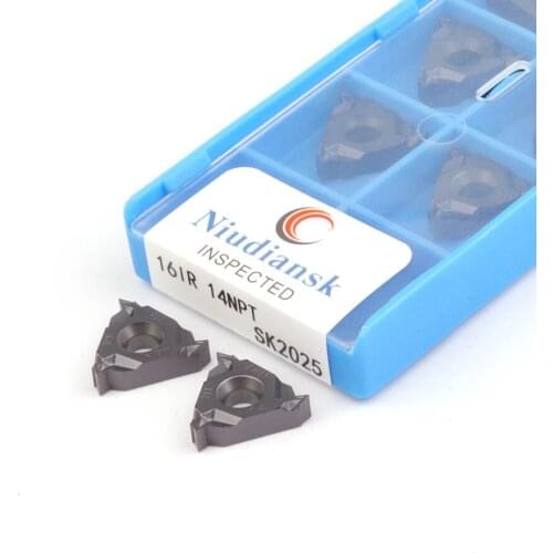 16ER 115NPT SK2025 16IR 14NPT 18NPT High Quality Carbide CNC Lathe Turning Thread Insert Can Cut Stainless Steel And Steel Well