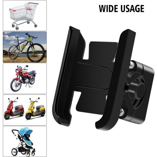 WUPP Bicycle Phone Holder For iPhone Samsung Universal Mobile Cell Phone Holder Bike Handlebar Clip Stand GPS Mount Bracket