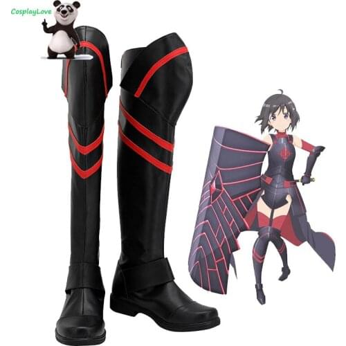 I Don't Want to Get Hurt, so I'll Max Out My Defense Maple Kaede Honjo Shoes Cosplay Shoes Boots Custom Made CosplayLove