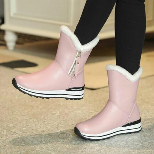 Girls Snow Boots Mother and daughter shoes winter boots for girls Warm Kids Snow Boots For Children shoes SIZE 31-43