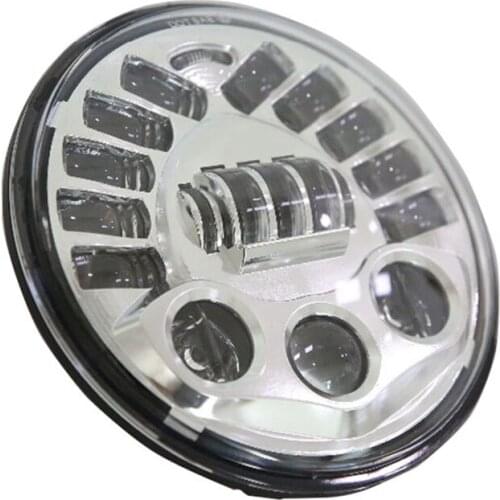 1 pcs 7 Inch Round Headlamp FOR Touring Road King Softail Fat Boy Equaliser H4 LED Moto Headlight