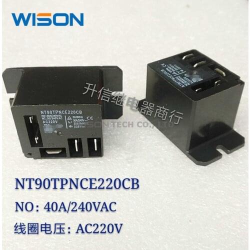 1PCS/LOT Relay NT90TPNCE220CB NT90TPNCE220 DC12V DC24V AC220V New original In Stock