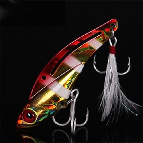10g/14g/20g/25g VIB Hard Lure with Ball and Treble Hooks Vib Crankbait Fish Wobbler Pesca Fishing Bait