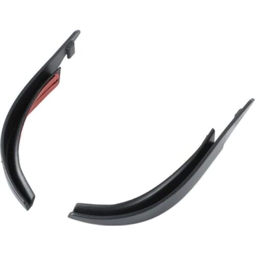 2PCS Fit For Jeep Wrangler JK JKU 2011-2017 Water Rain Gutter Extension Car Exterior Accessories