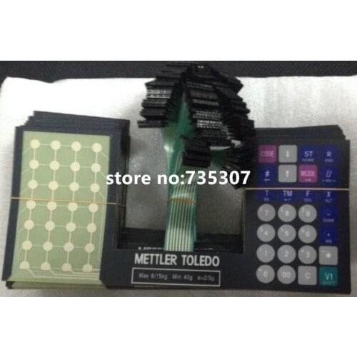 5pcs/lot 100% Original new (English Version) toledo Keyboard Film (Key strengthen edition) For Toledo 3600 8442 3650 3680 Scale