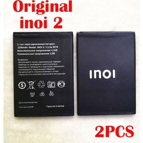 Original 2PCS 2200mAh inoi2 Battery For INOI 2 Lite INOI2 Lite Phone In Stock NEW Production High Quality Battery+Tracking Code