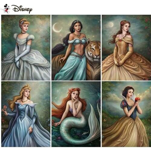 Disney Full diamond Painting "Cartoon princess" Resin Drill Embroidery 5D Diy Diamond Painting Handmade Cross Stitch gift