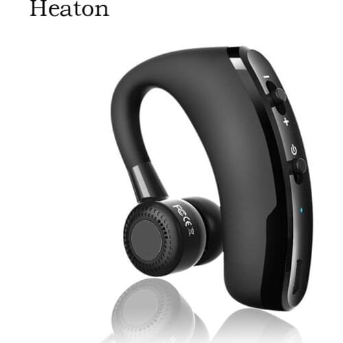 Heaton Wireless Bluetooth Headset Headphone HD Stereo With Mic Voice Control Handsfree Earphone Headphones For Phone PC Office